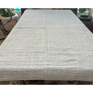 Hearth & Hand Full Queen 88 x 92 in Quilt Cotton Blend Heathered Crosshatch